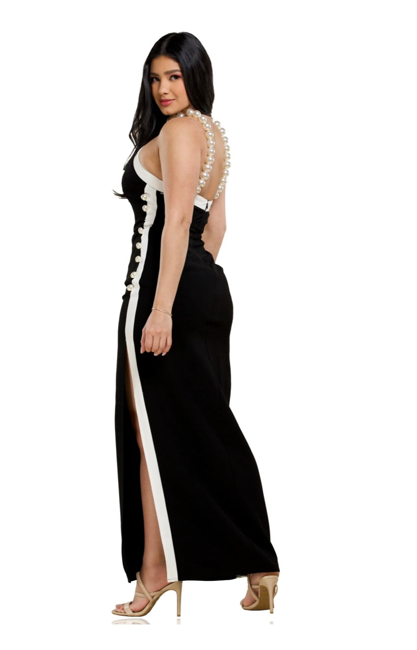 Elegant black long dress