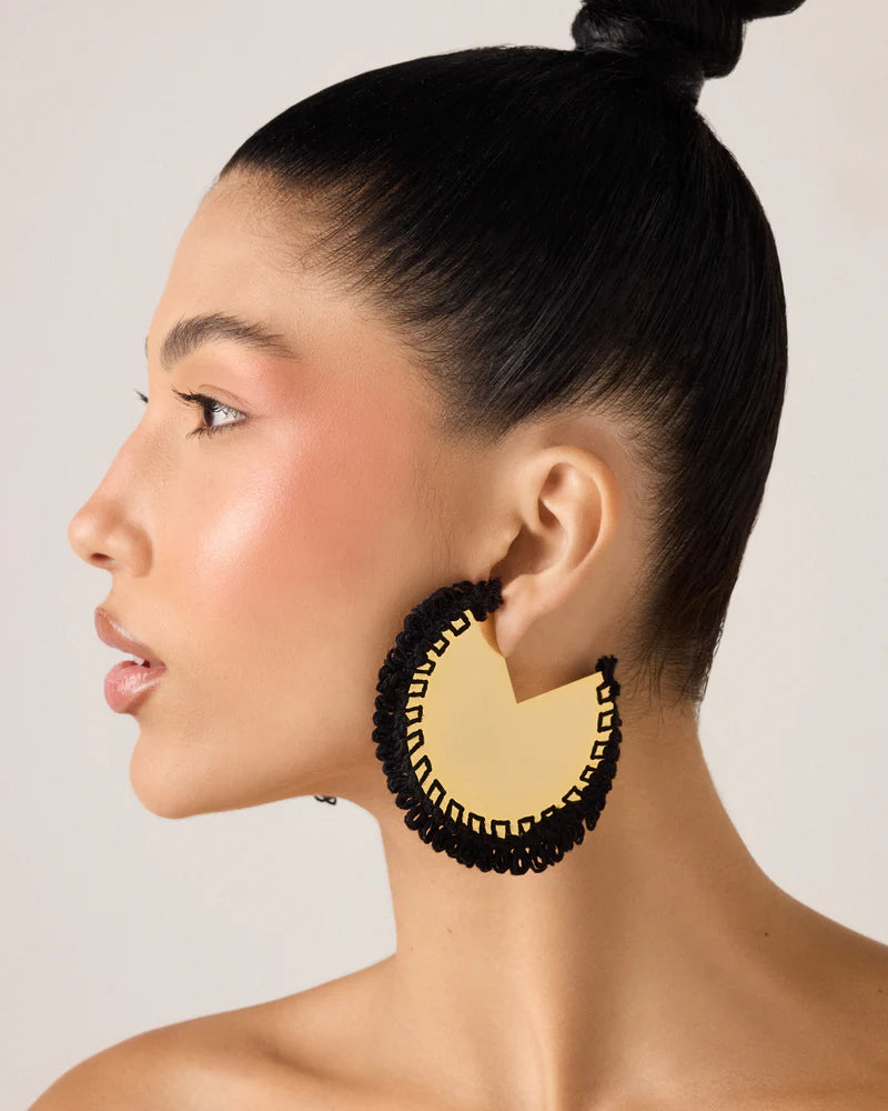 Solare Hoops Golden